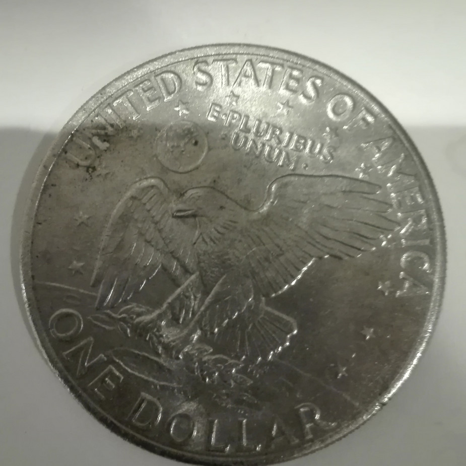 Skelbimo JAV doleris 1971 m. nuotrauka