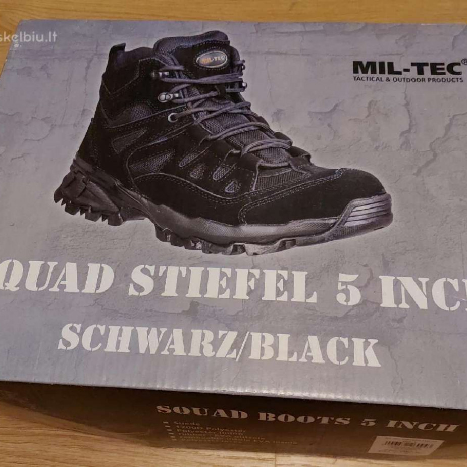 Skelbimo Mil-tec Squad 5 Inch nauji taktiniai batai 42 dydis nuotrauka